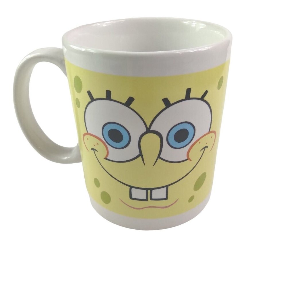 Universal‎ Studios SpongeBob Squarepants 2006 Mug Coffee Cup Yellow